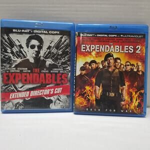 The Expendables Extend Director Cut + Expendables 2 Blu-ray Set Stallone Statham
